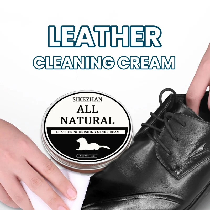 Shoe Polish Cream - SIKEZHAN Leather Sofa Cleaner Polish Mink