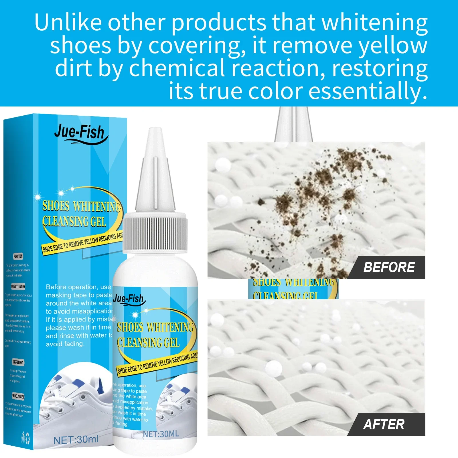 White Shoes Cleaning Gel Stain - Sneaker Cleaner 评论和价格