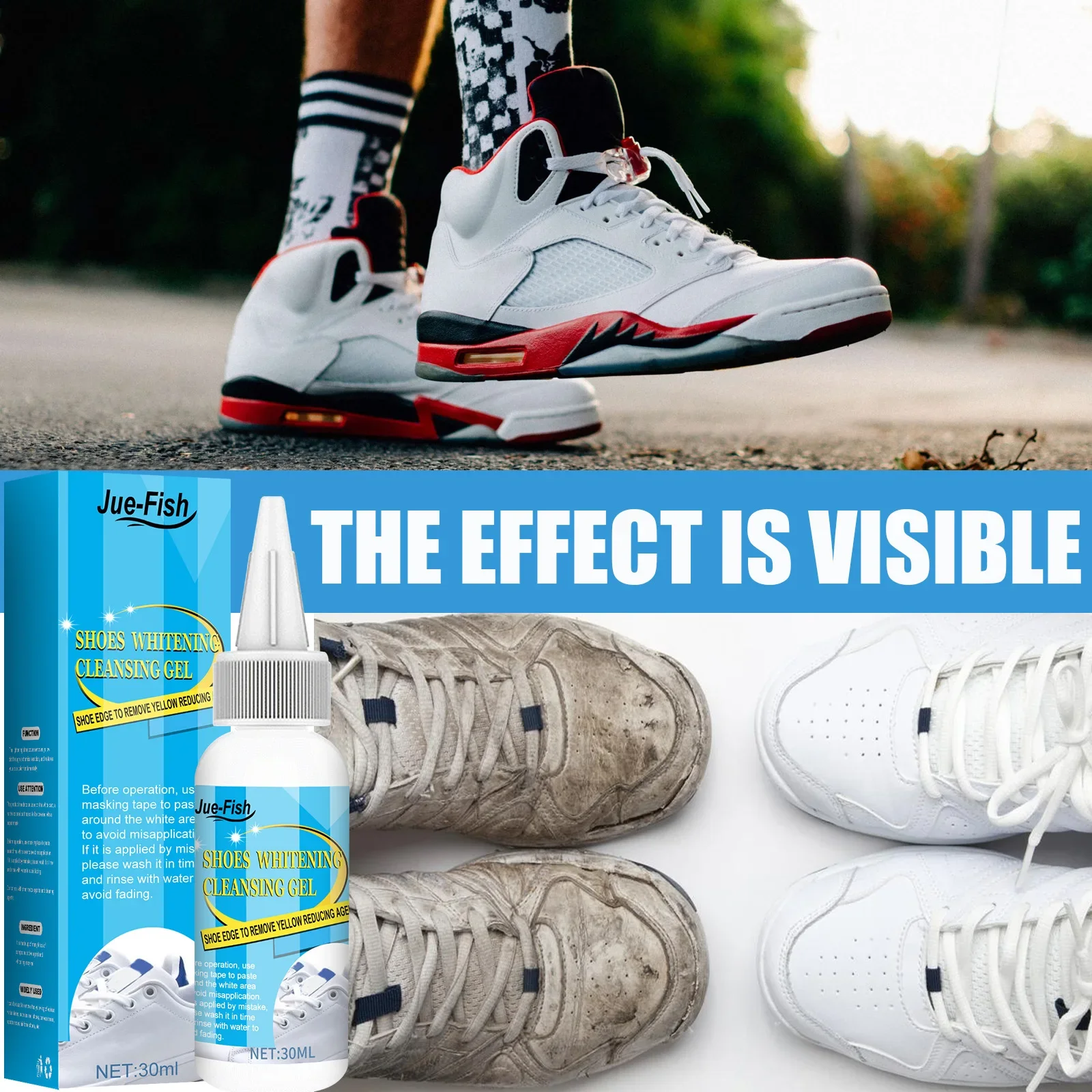 White Shoes Cleaning Gel Stain - Sneaker Cleaner 评论和价格