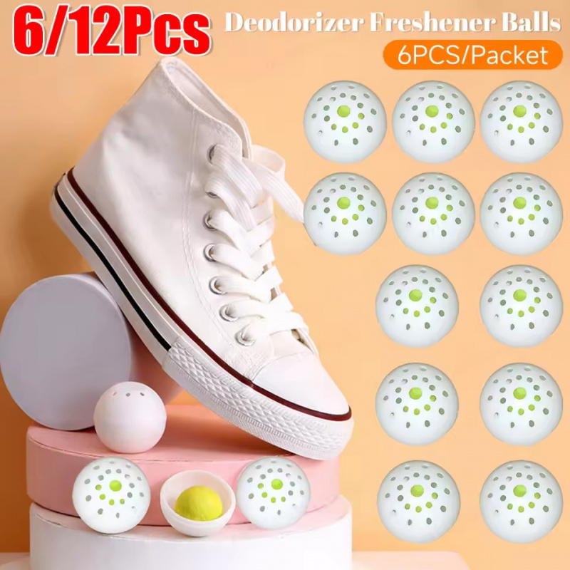 1-12Pcs Deodorizer Freshener B - Shoe Deodorizer Ball 评论和价格